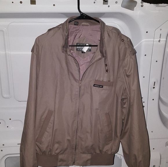 *SOLD*Members Only Mens XL Racer Jacket Cocoa Full - Picture 2 of 8